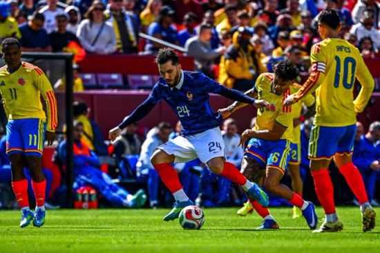 فرنسا تضرب كولومبيا بثلاثية وديًا