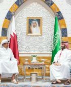 ولي العهد السعودي يلتقي أمير قطر في جدة