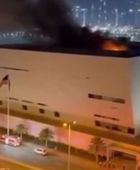 الشارقة تتعامل مع حادث ناجم عن استهداف مبنى بالوسطى