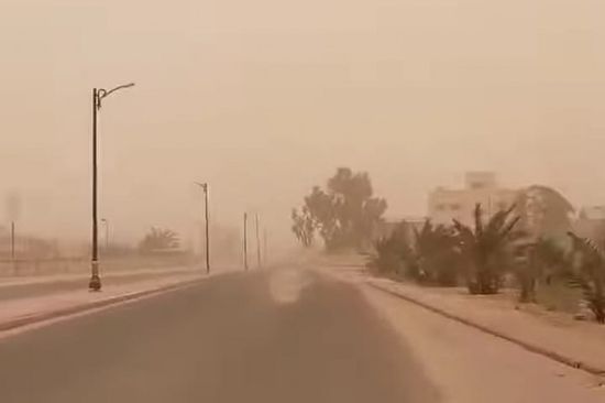 تحذير من نشاط رياح مثير للرمال في مصر