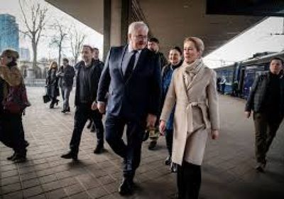 كبار دبلوماسيي الاتحاد الأوروبي في أوكرانيا لإحياء ذكرى مذبحة بوتشا