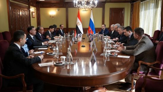 وزير الخارجية المصري يلتقي نائب رئيس الوزراء الروسي في موسكو