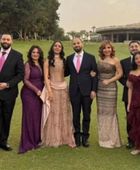 عمرو أديب ولميس الحديدي يجتمعان في حفل خطوبة نجلهما ويظهرا الاحترام المتبادل