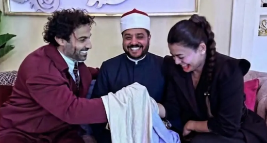 حقيقة زواج الفنان أحمد فهمي والنجمة أسماء جلال