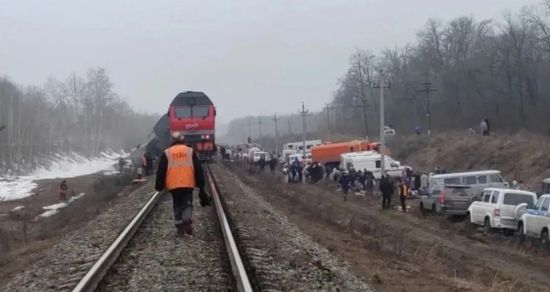 روسيا.. إصابة 22 شخصاً إثر خروج قطار عن مساره في أوليانوفسك