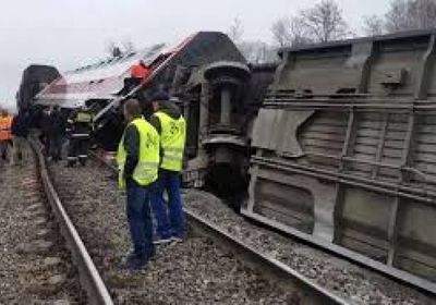 إصابات في خروج قطار عن القضبان بموسكو