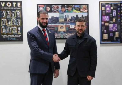 الرئيس الأوكراني يلتقي الشرع في دمشق