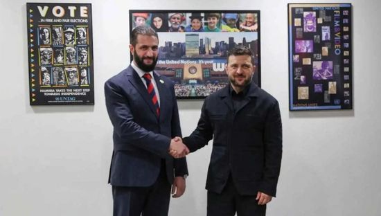 الرئيس الأوكراني يلتقي الشرع في دمشق