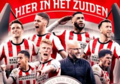 آيندهوفن يتوج رسميا بلقب الدوري الهولندي قبل النهاية بخمس جولات