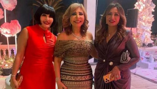 ليلى علوي تهنئ نور نجل لميس الحديدي وعمرو أديب بخطوبته