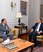 وزير الخارجية المصري يستقبل رئيس لجنة الشئون الإفريقية بمجلس النواب