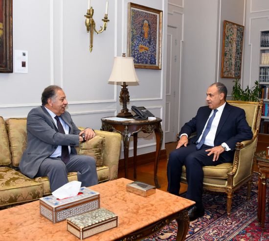 وزير الخارجية المصري يستقبل رئيس لجنة الشئون الإفريقية بمجلس النواب