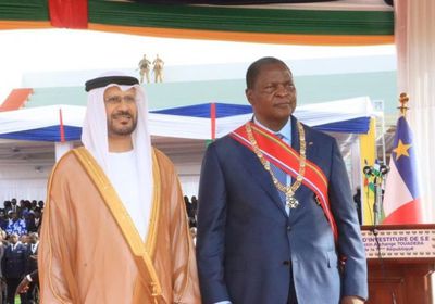سفير الإمارات لدى أفريقيا الوسطى يحضر مراسم تنصيب الرئيس تواديرا