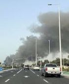 الجهات المختصة بإمارة أبوظبي تتعامل مع حريق بمنشأة غاز