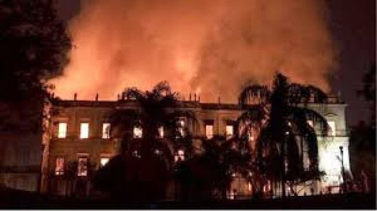 اندلاع حريق في المجمع الأولمبي بولاية ريو دي جانيرو