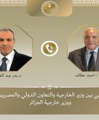 وزير الخارجية المصري يبحث مع نظيره الجزائري جهود خفض التصعيد بالمنطقة