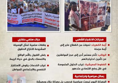 غضب الجنوب.. صرخة في وجه حرب الخدمات (إنفوجراف)