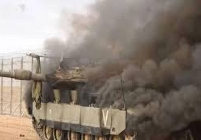 حزب الله يهاجم دبابة ميركافا في تلة العويضة