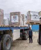 الإمارات.. قافلة مساعدات طبية تحمل 53 طناً تدخل قطاع غزة