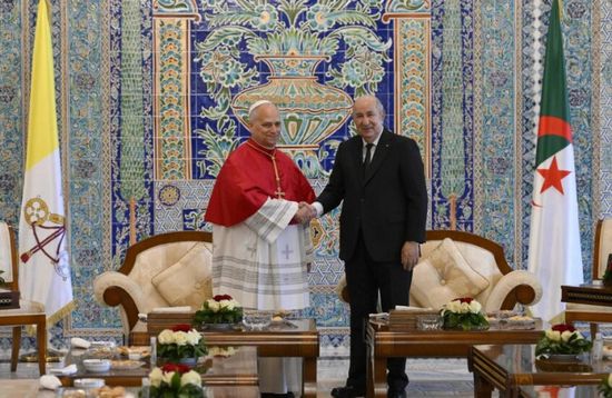 الرئيس الجزائري يؤكد توافقه مع بابا الفاتيكان بشأن أمن لبنان والخليج