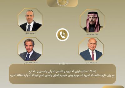 وزير الخارجية المصري يبحث مع نظيريه السعودى والعراقي المستجدات في المنطقة