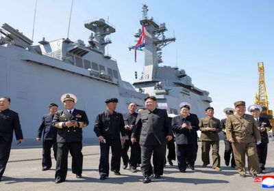 زعيم كوريا الشمالية يشاهد إطلاق تجارب جديدة لصواريخ كروز