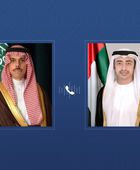 الشيخ عبد الله بن زايد يبحث تطورات الأوضاع بالمنطقة مع وزير خارجية السعودية