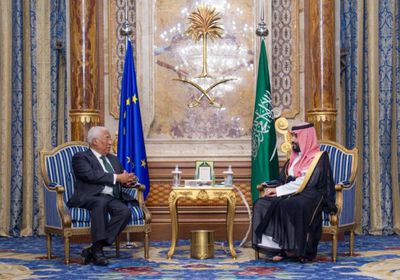 ولي العهد السعودي يلتقي رئيس المجلس الأوروبي في جدة