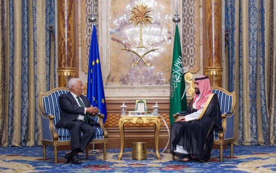 ولي العهد السعودي يلتقي رئيس المجلس الأوروبي في جدة