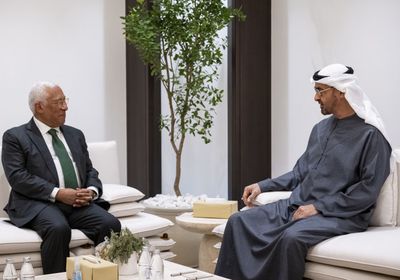 رئيس الإمارات يستقبل رئيس المجلس الأوروبي