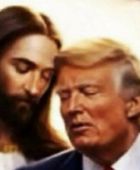 تصعيد جديد مع الفاتيكان.. ترامب يثير الجدل بصورة مع "المسيح"