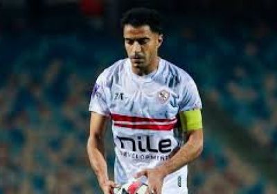 إصابة عمر جابر بشد في السمانة خلال مواجهة الزمالك وشباب بلوزداد