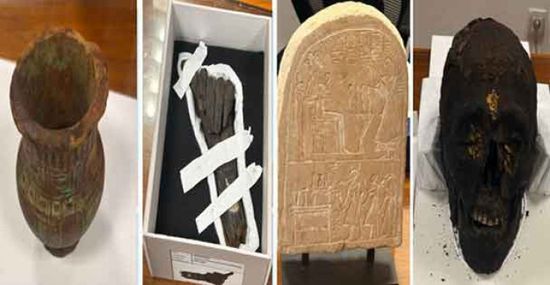 بعد تهريبها.. مصر تسترد 13 قطعة أثرية من واشنطن