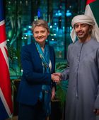 عبدالله بن زايد يبحث مع وزيرة خارجية بريطانيا التطورات في المنطقة