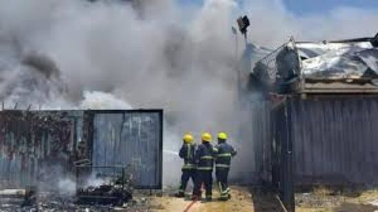 14 إصابة إثر حريق في مصنع للكيميائيات في شمال الأردن