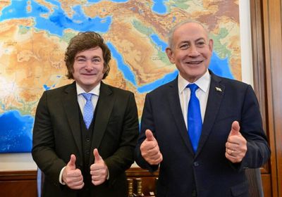 نتنياهو يستقبل الرئيس الأرجنتيني في تل أبيب