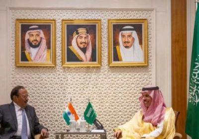 وزير الخارجية السعودي يستقبل مستشار الأمن الوطني في الهند