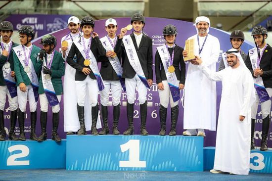 الإمارات تحصد 12 ميدالية في نهائي "الإقليمية السابعة" لقفز الحواجز بالدوحة