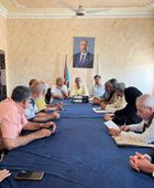 فريق من انتقالي عدن يتفقد سير العمل التنظيمي بالقيادة المحلية لخورمكسر