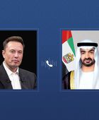 رئيس الإمارات يتلقى اتصالاً هاتفياً من إيلون ماسك