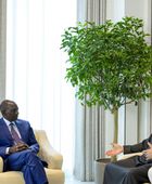 رئيس الإمارات ورئيس كينيا يبحثان تعزيز التعاون