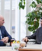 رئيس الإمارات يستقبل وزير الدفاع الإيطالي
