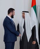 رئيس الإمارات والشرع يبحثان العلاقات بين البلدين