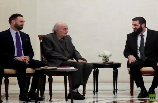 الرئيس السوري يستقبل وليد جنبلاط في دمشق