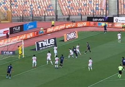 تعادل سلبي بين الزمالك وإنبي بعد 30 دقيقة