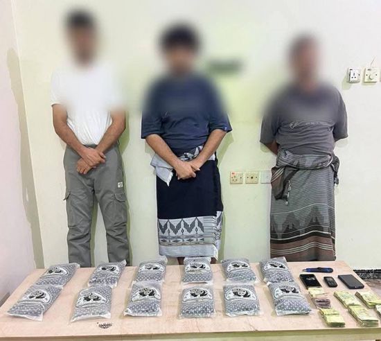 القبض على عصابة ترويج مخدرات وضبط 12 كيلوجرام حشيش بعدن