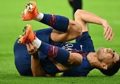 إصابة قوية لنجم باريس سان جيرمان