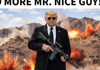 ترامب ملوّحًا ببندقية: انتهى زمن "الرجل اللطيف" مع إيران