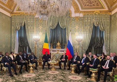 الرئيس الروسي يستقبل نظيره الكونغولي في الكرملين