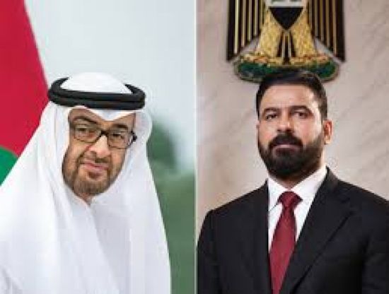 محمد بن زايد يهنئ "الزيدي" لتشكيله حكومة العراق الجديدة